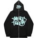 thumbnail image 1 of Sudadera con capucha y cremallera Minus-two para hombre, chaqueta informal estilo hip hop Y2K, sudadera con capucha cargo unisex Minus-two, 1 of 4