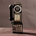thumbnail image 2 of PENGXAING Vintage Rotate Classic Look Dial Pay Phone Model Retro Booth Home Decoration Ornament, 2 of 9