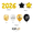 Suit 4, variant on Graduation Decorations Balloons, Black and Gold 2026 Grad Balloon for Boys Girls Party Supplies Outdoor Indoor