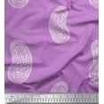 thumbnail image 1 of Soimoi Cotton Poplin Fabric Paisley Block Print Sewing Fabric Yard 42 Inch Wide, 1 of 1