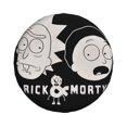 thumbnail image 2 of Cute Cartoon Rick And Morty Spare Tire Cover Wheel Protectors For Trailer Rv Suv Truck Camper Travel Fits For Tire Diameter 17 Inch, 2 of 7