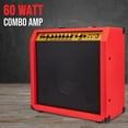 thumbnail image 3 of LyxPro 60W Wood Guitar Amplifier with Built-in Speaker, Red, 3 of 5