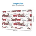 thumbnail image 2 of Bingfone Retro Train Large Gaming Mouse Pad,Extended Desk Mousepad with Stitched Edges,Non-Slip Base,Water Resist Keyboard Pad for Gamer, Office & Home, 29.5 x 16 in, 2 of 6