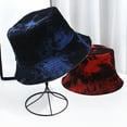 thumbnail image 4 of Fisherman Hat Tie-Dye Sun Protection Cotton Unisex Bucket Hat for Travel, 4 of 8