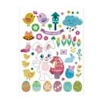 thumbnail image 2 of kladzum Easter Wall Stickers for Wall Decoration Easter Window Stickers Easter Bunny Eggs Radish Combo Bedroom Living Room Removable Stickers Wall Decal for Home School Office Party Supplies, 2 of 6