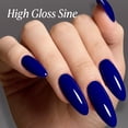 thumbnail image 3 of AZUREBEAUTY Dark Blue Gel Nail Polish 18ML – Royal Navy Blue High Gloss Opaque Soak Off UV/LED Gel Polish for Nail Art, DIY Manicure & Salon Use, 3 of 9