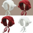 thumbnail image 2 of HLONK Bandeaux de Noël en Forme d'Agneau Chauffe-Oreilles pour Femmes Filles, 2 of 14