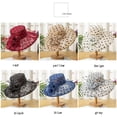 thumbnail image 6 of YooGuoGuo Flower Sun Hat Fashion Organza Big Brim Cap Summer Outdoor Sun Protection Hat for Women, 6 of 6