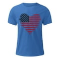 thumbnail image 4 of cllios USA 4th of July Shirts for Men American Flag Short Sleeve Patriotic Independence Day Tee Top Casual Round Neck Workout T Shirts, 4 of 5