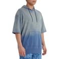 thumbnail image 6 of EPIC Studio Men's & Big Men's Ombre Dip Dye French Terry Short Sleeve Hoodie Sweatshirt, Sizes S-4XL, 6 of 8