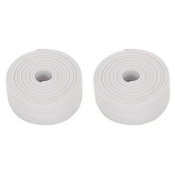 Waterproof Sealing Tape Anti-Mildew Bathroom Kitchen Door Strip Shower Sink Bath Sealer 3.2m X 2.2cm White