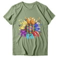 thumbnail image 5 of Sunflower Shirt for Women Cute Flower Short Sleeve Ladies Tee Tops Teen Girls Casual T Shirt, 5 of 5