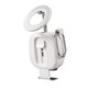 thumbnail image 5 of Soporte para teléfono para viajes en avión, fácil de usar, portátil, para playa, vacaciones, cruceros, libres, accesorios esenciales de viaje. Blanco, 5 of 8