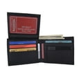 thumbnail image 3 of Zippered Change Pocket Leather Bifold Mens Wallet 1653, 3 of 37