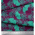 thumbnail image 3 of Soimoi Poly Georgette Fabric Leaves & Floral Artistic Print Fabric by Yard 52 Inch Wide, 3 of 3