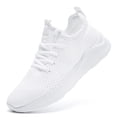 thumbnail image 1 of Zapatillas de tenis ligeras WYGRQBN para mujer, blancas, 1 of 7