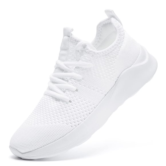 Zapatillas de tenis ligeras WYGRQBN para mujer, blancas