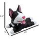 thumbnail image 3 of Tope de puerta, tope de puerta de animales lindos, tope de puerta decorativo, tope de puerta con cuña de animal, bull terrier blanco y negro, 3 of 5