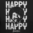 thumbnail image 3 of Teelocity Bob Ross Happy Graphic T-Shirt (Medium - Standard Fit, Black), 3 of 4