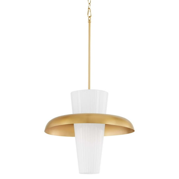 Quorum International 8227-16 Mallory 16" Wide Pendant - Brass
