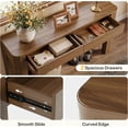 thumbnail image 3 of Finmind 63" Console Table with 2 Drawers, Narrow Farmhouse Sofa Table with Storage for Entryway, Hallway, 3 of 8