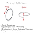 thumbnail image 4 of Wentin Nose Jewelry Clearance! 18g Nose Rings Hoops L Shape Nose Ring Set For Women, 4 of 4