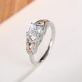 thumbnail image 4 of PERITANG Elegant Engagement Promise Ring For Women Gift for Wife Sparkling Dazzling AAA Zircon CZ Ring Perfect Present With Gift Packaging, 4 of 8