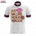 thumbnail image 3 of Maillot de ciclismo Donut Give Up para hombre, manga corta, reflectante, para ciclismo de montaña, para descenso, equipo profesional, novedad de verano, 3 of 5