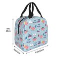 thumbnail image 2 of Disketp Brain Training Lunch Bag for Women Men, Leakproof Thermal Cooler Sack Food Handbags Case High Capacity forTravel Work School Picnic, 2 of 5