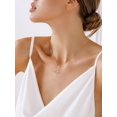 thumbnail image 2 of Celtic Witches Knot Necklace 925 Sterling Silver Rose Gold Nudo de Bruja Plata 925 Original Collar with Moonstone Witchy Jewelry Gift for Women Mom Her, 2 of 10
