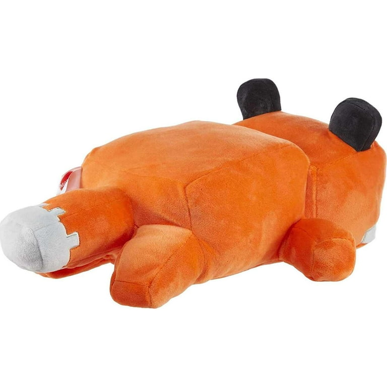 Mattel Minecraft 12-inch Plush Fox, Soft Doll Inspired by Game