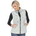 thumbnail image 1 of White Mark Women's Zip Up Sherpa Vest, 1 of 6