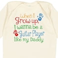 thumbnail image 4 of Inktastic Guitar Player Like Daddy Boys or Girls Long Sleeve Baby Bodysuit, 4 of 5