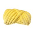 thumbnail image 1 of GUOOL Arm Knit Yarn for Quick Finger Weave Hand Knitting, 2.2lbs Velvet Washable Bulky Yellow, 1 of 9