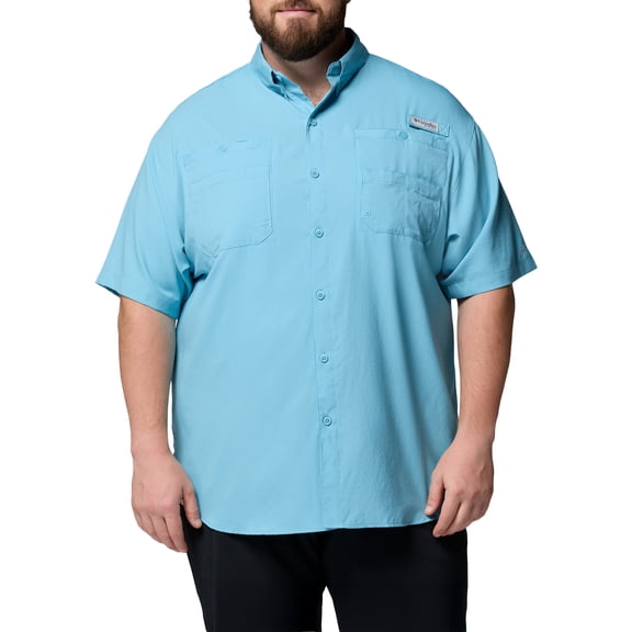 Big & Tall PFG Tamiami™ II Sport Shirt Vintage Blue 6XL
