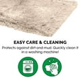 thumbnail image 3 of FurHaven Pet Products Long Faux Fur & Velvet Water-Repellent Pet Blanket for Dogs & Cats - Taupe, Small, 3 of 12