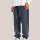 thumbnail image 5 of Pantalones largos para hombre, color liso, casuales, de pierna recta, pantalones largos para hombre, 5 of 7
