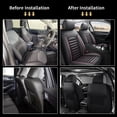 thumbnail image 6 of DIKSOAKR Car Seat Cover for Buick Verano 2002-2017 Non-Slip Leather Waterproof Seat Covers Car Seat Protector Compatible Airbag Gray,Front Set( 2 Seats), 6 of 8