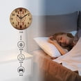 thumbnail image 3 of 12 Inch Wall Clock Battery Operated Silent Clock Decorative for Office, Kitchen, Outdoor, Living Room，Dream Catcher Tribal Ethnic Feathers Beautiful Pattern, 3 of 4