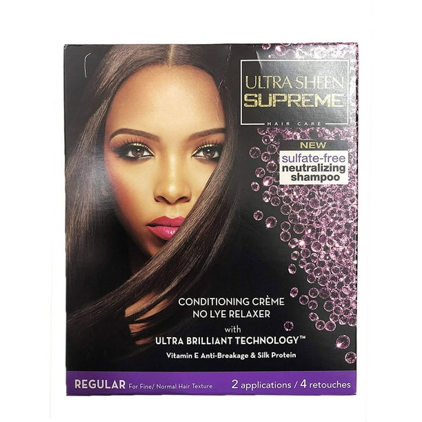 Ultra Sheen Supreme Conditioning Creme No Lye Relaxer Kit Super