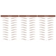 thumbnail image 1 of Biplut 3Pcs 6D Lasting Natural Bionic Eyebrow Tattoo Eye Makeup Water Transfer Sticker (Brown Color 5), 1 of 13