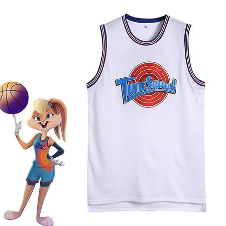 Michael Jordan Tune Squad Youth Basketball Jersey White Space Jam 23 Child  Kids