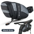 thumbnail image 4 of WEST BIKING Bike Bag Bike Saddle Bag Waterproof Cycling Seat Pack Under Seat Pouch (Grey), 4 of 12