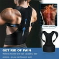 thumbnail image 3 of Posture Corrector Brace Back Posture Corrector Support Adjustable for Men Women Support Magnetic Back Shoulder Brace Adjustable Belt, 3 of 7