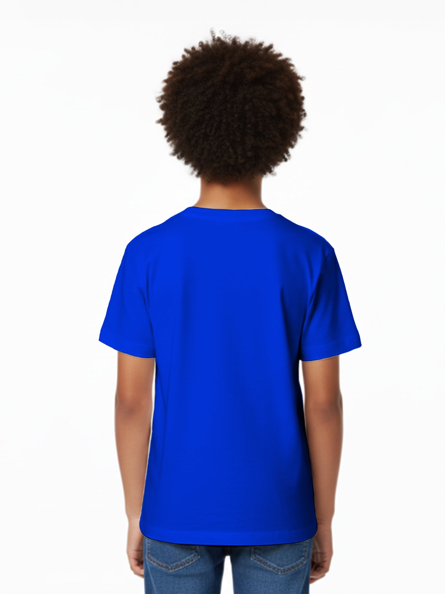 Sesame Street Boys Short Sleeve Cookie Monster Face Graphic Costume T-Shirt, Sizes 4-18