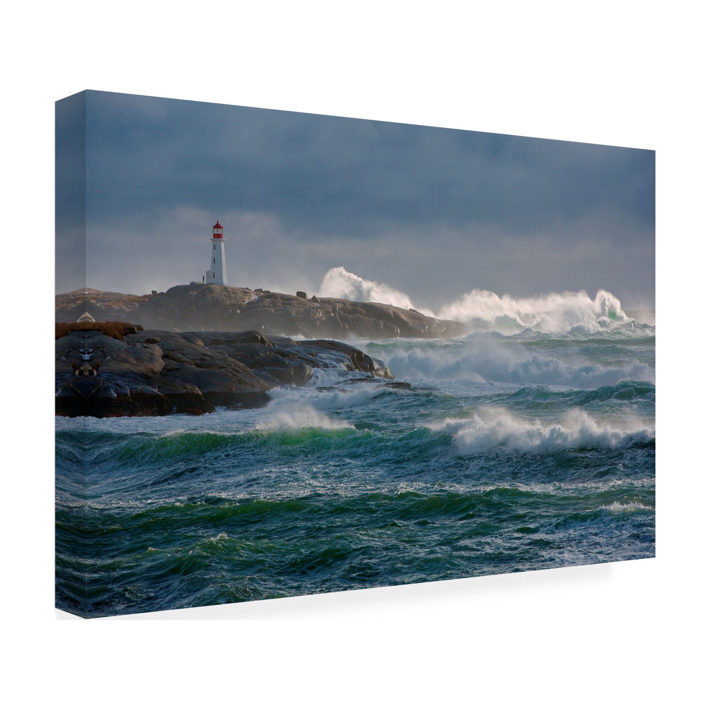 Jamie Morrison 'In The Protection Of A Lighthouse' Canvas Art