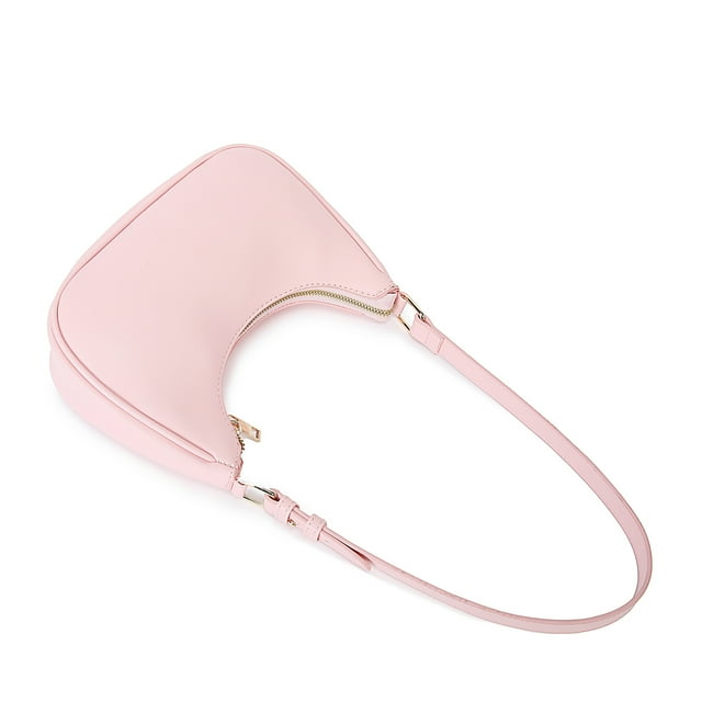 Timeless Minimalist Crescent Bag - Fashionable Solid Color Hobo Shoulder Bag for Women - Durable & Soft PU Leather, Versatile Everyday Style