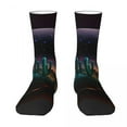 thumbnail image 3 of Desert Glow Socks Cactus Print Gothic Stockings Winter Anti Slip Women Men Socks Medium So, 3 of 7
