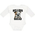 thumbnail image 3 of Inktastic Dog Bulldog Squad Boys or Girls Long Sleeve Baby Bodysuit, 3 of 5