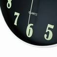 thumbnail image 6 of QKURT Modern Night Light Wall Clock, 12 inch Simple Silent Non-Ticking Quartz Clocks, Battery Operated Decorative Clock for Bedroom, Kitchen, Living Room, 6 of 9